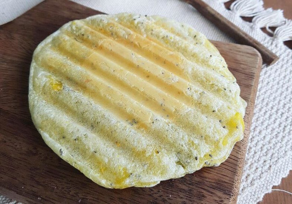 Ir para  <ul>
	<li>1 colher (sopa) de <a href="http://mdemulher.abril.com.br/receitas/ingredientes/pure-de-batata">pur&ecirc; de batata</a> (ou mandioquinha);</li>
	<li>1 colher (sopa) de <a...